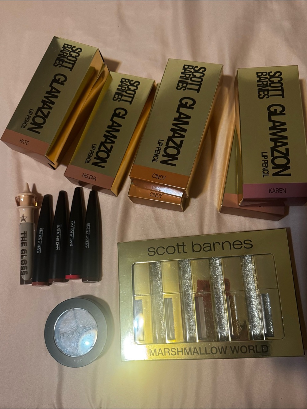 Lip Bundle of Scott Barnes & Makeup Forever & Misc.